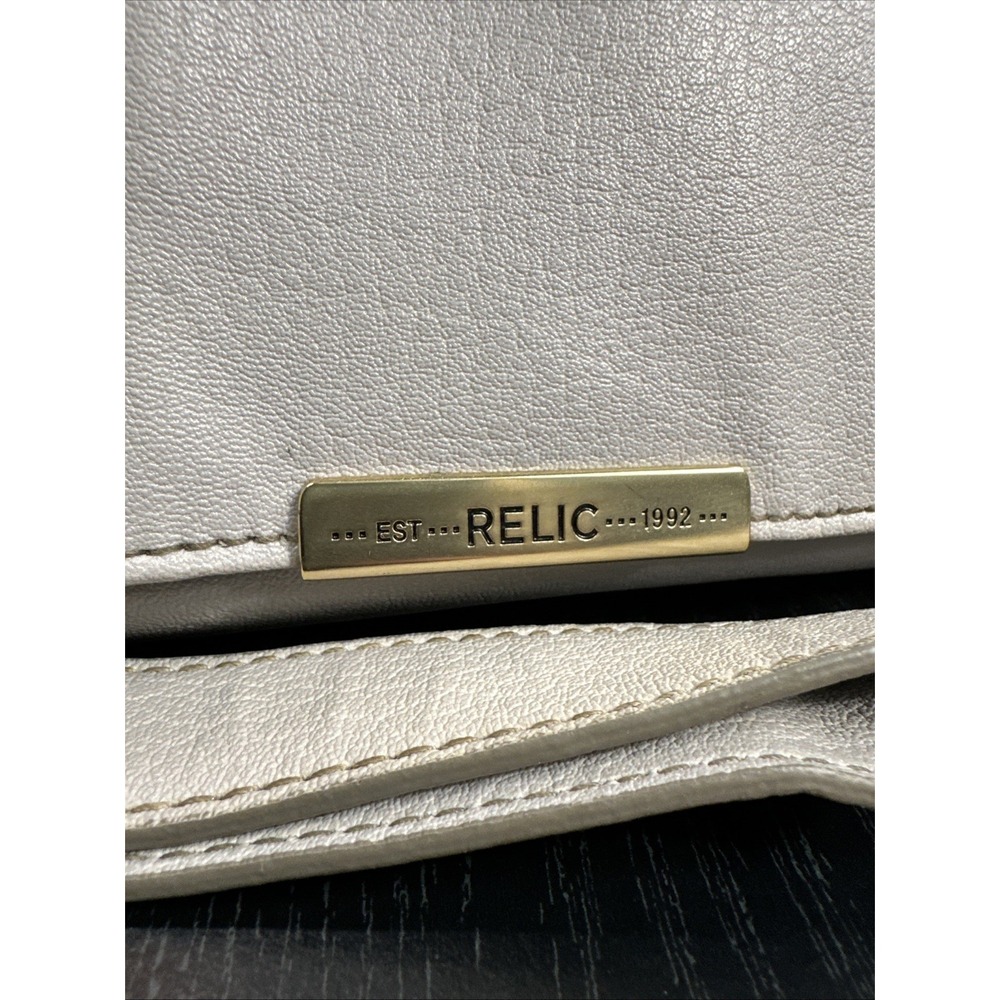 RELIC By Fossil Multi Color Rainbow Stripe Purse‎ Shoulder Bag Neutral - Picture 3 of 13